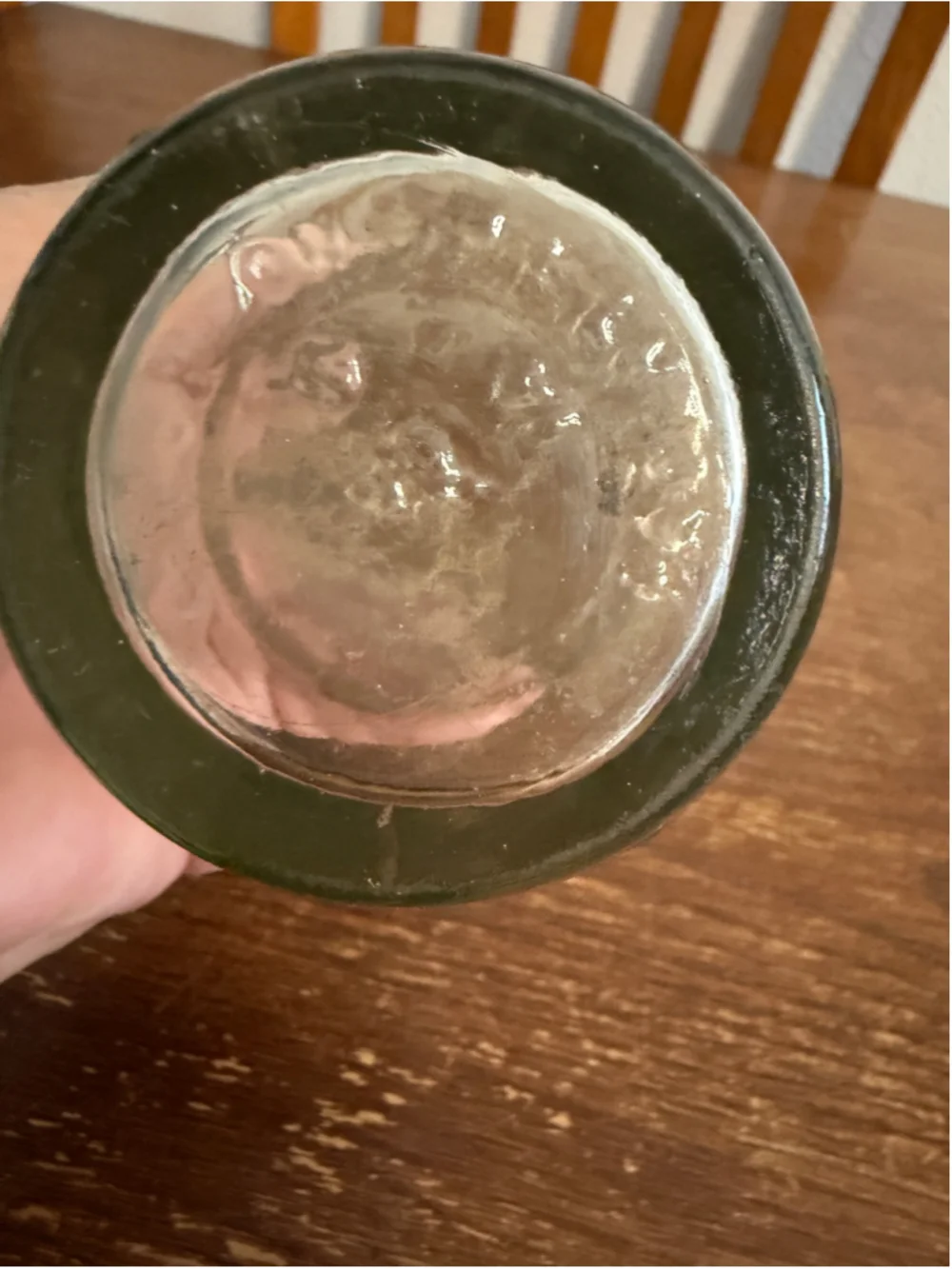 Vintage Embossed Pepsi-Cola Clear Glass Soda Bottle Textured Swirl Design Collec